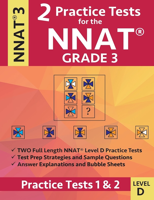Front cover_2 Practice Tests for the NNAT Grade 3 Level D