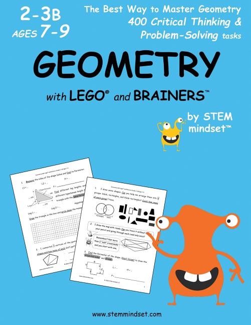 Front cover_Geometry with LEGO and Brainers Grades 2-3B Ages 7-9