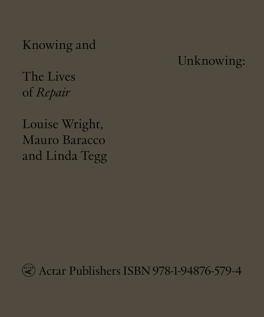 Front cover_Knowing And Unknowing