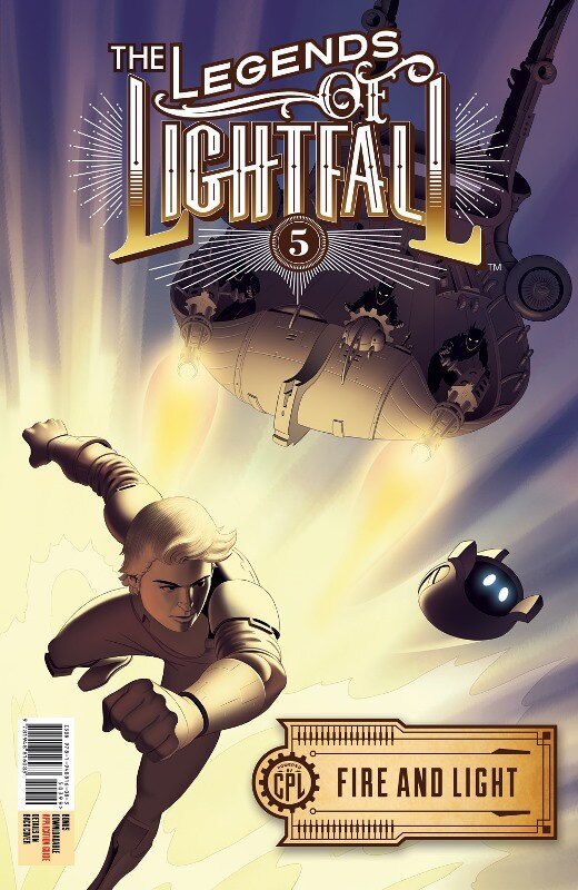 Front cover_The Legends Of Lightfall - Volume Five