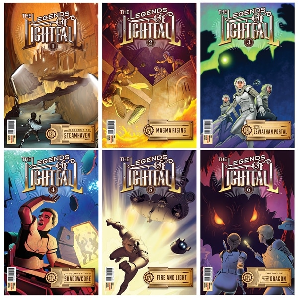 Front cover_The Legends Of Lightfall - Bundle #1-6