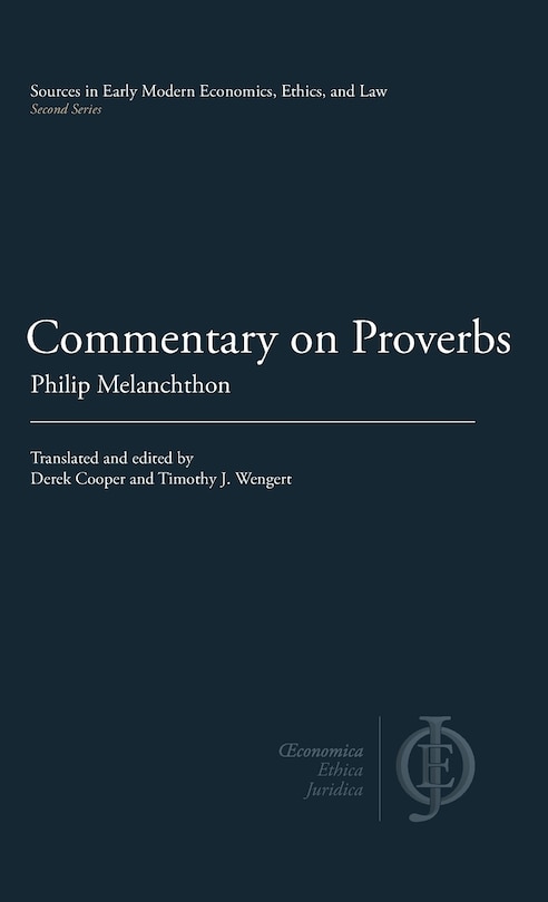 Couverture_Commentary on Proverbs