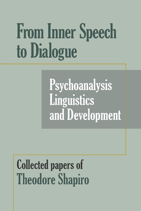 Front cover_From Inner Speech to Dialogue