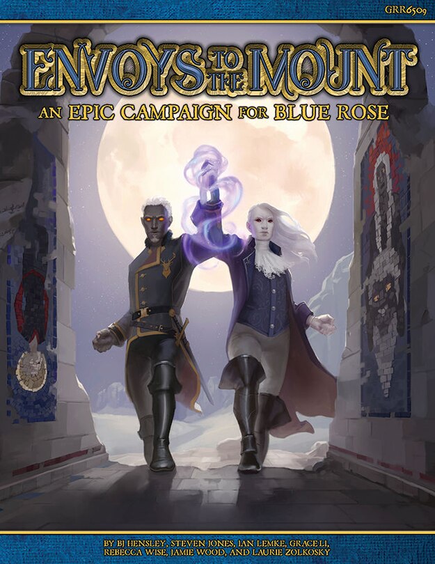 Front cover_Blue Rose Rpg Envoys To The Mount