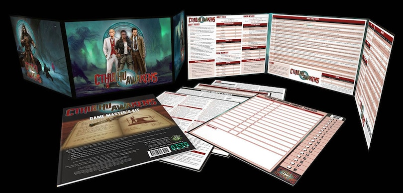 Front cover_Cthulhu Awakens Game Master’s Kit