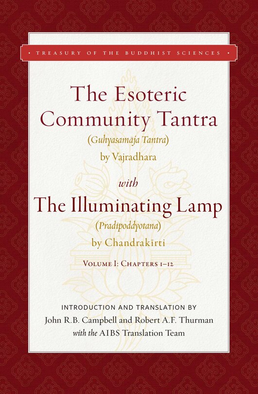 Front cover_The Esoteric Community Tantra with The Illuminating Lamp