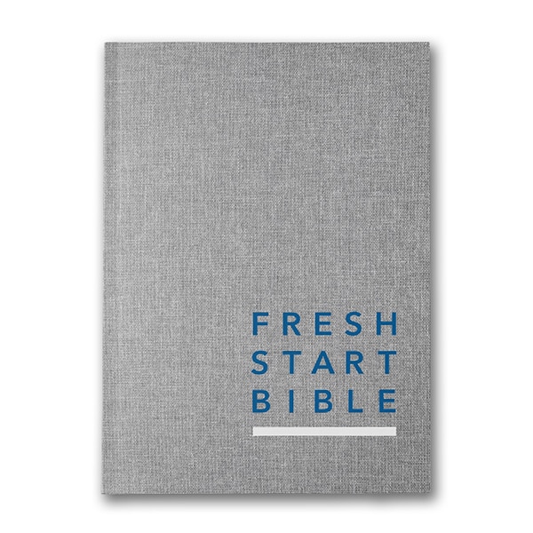Front cover_Fresh Start Bible NLT - Linen Softcover