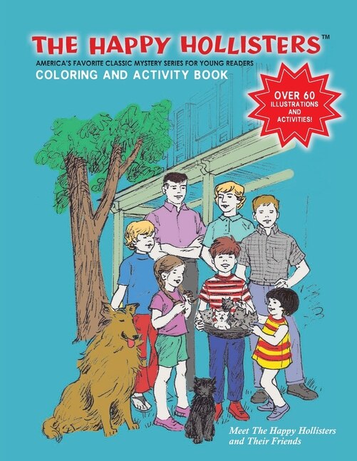 Front cover_The Happy Hollisters Coloring and Activity Book