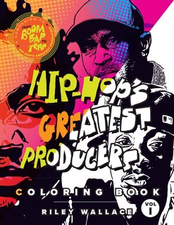 Front cover_Hip-hop's Greatest Producers Coloring Book