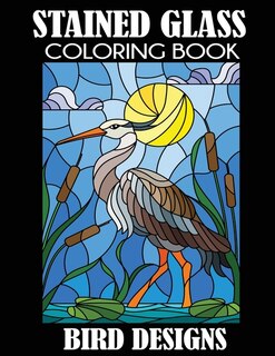 Front cover_Stained Glass Coloring Book