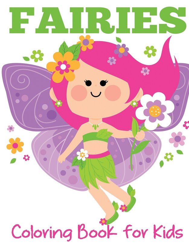 Front cover_Fairies Coloring Book for Kids