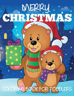 Front cover_Merry Christmas Coloring Book for Toddlers