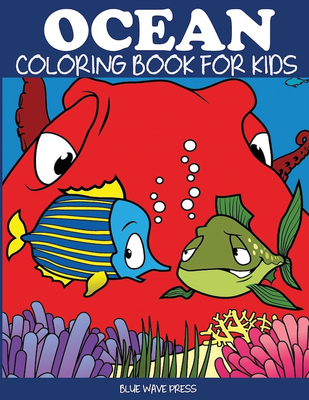 Front cover_Ocean Coloring Book for Kids