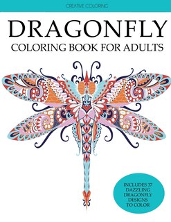 Front cover_Dragonfly Coloring Book for Adults