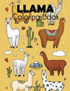 Front cover_Llama Coloring Book