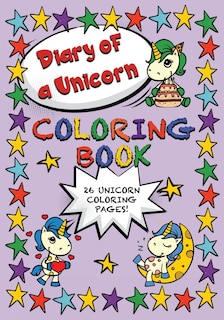 Front cover_Diary of a Unicorn Coloring Book