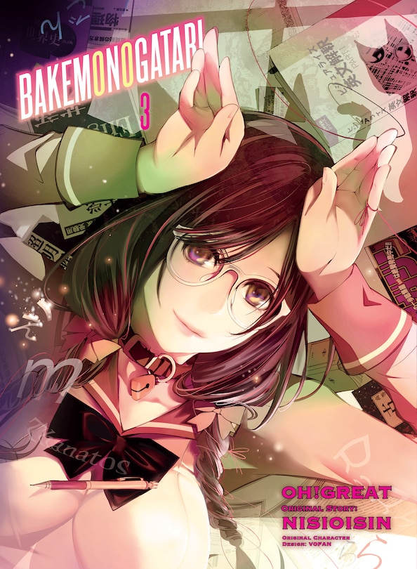 Front cover_Bakemonogatari (manga) 3
