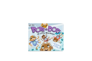 Melissa & Doug Children's Book - Poke-a-Dot: 10 Little Monkeys (Board Book with Buttons to Pop)