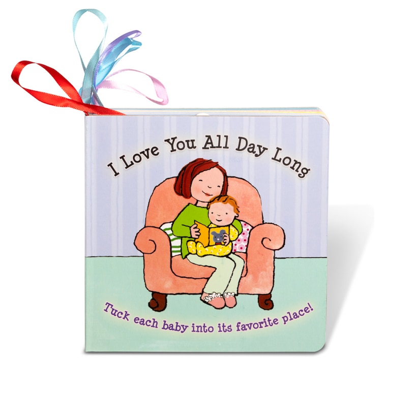 I Love You All Day Long: Board Book with 5 Play Tags to Tuck into Pockets