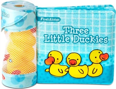 Float-Alongs Three Little Duckies: Bath Book + 3 Floating Duck Toys