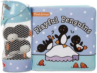 Float-Alongs: Playful Penguins: Bath Book + 3 Floating Penguin Toys