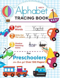 Alphabet Tracing Book for Preschoolers (on the go!): Book to Master Alphabets, Words and Shadow Matching Game (Trace Alphabets Practice Workbook for ...