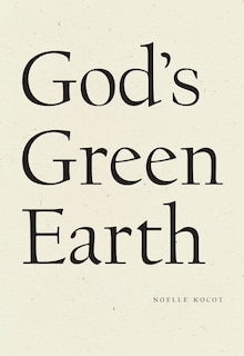 Couverture_God's Green Earth