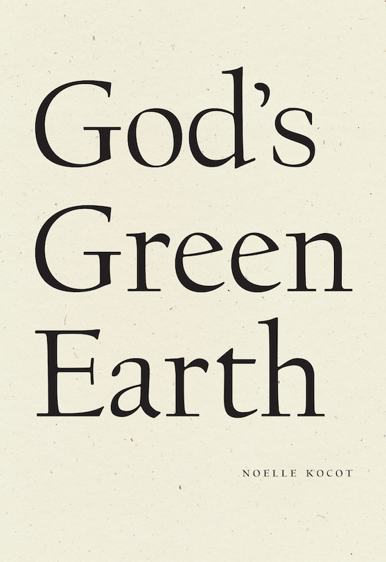 Couverture_God's Green Earth