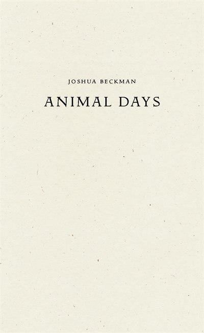 Front cover_Animal Days