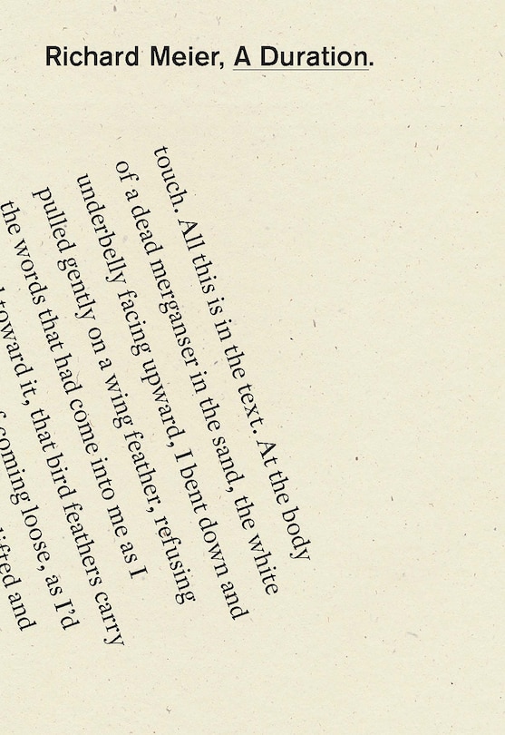 Front cover_A Duration