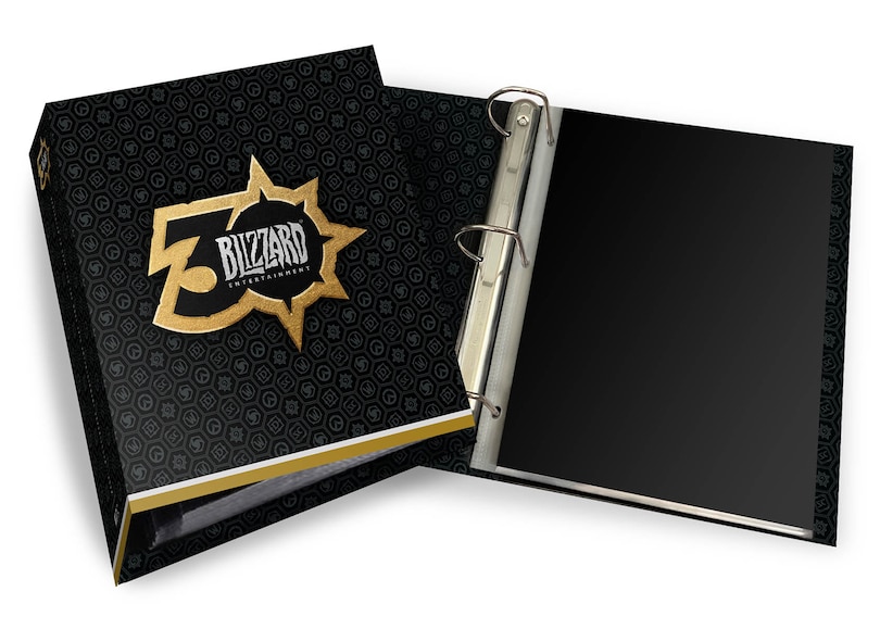 Front cover_The Blizzard 30th Anniversary Pin Portfolio Binder W/exclusive Pin