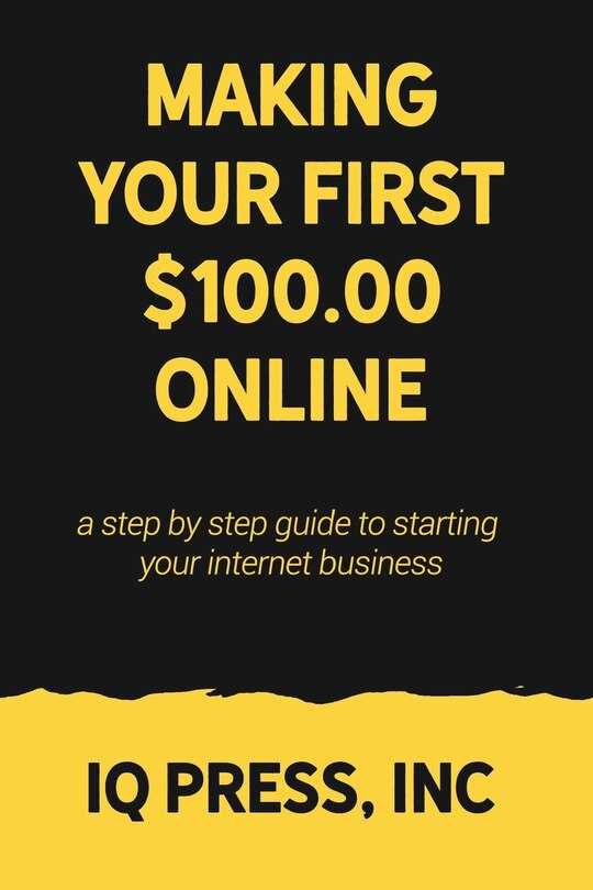 Front cover_Making your First $100 Online