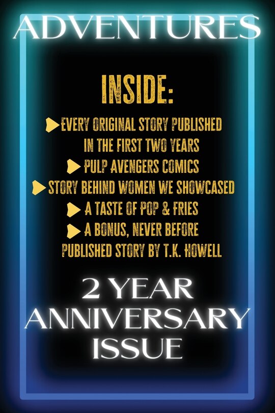 Couverture_Adventures BooksZine, Two Year Anniversary Issue