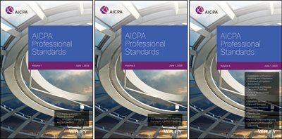 Front cover_Aicpa Professional Standards, 2020, Volumes 1 - 3