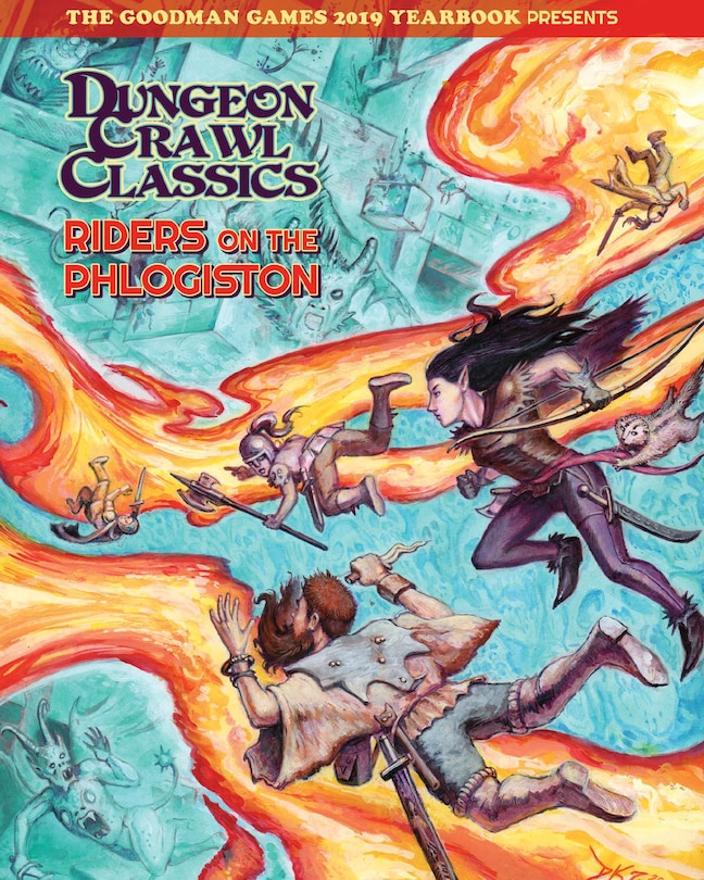 Front cover_Goodman Games 2019 Yearbook Presents - Riders on the Phlogiston