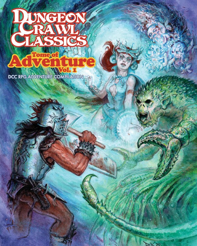 Couverture_Dungeon Crawl Classics Tome of Adventure, Volume 1