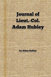 Front cover_Journal of Lieut.-Col. Adam Hubley