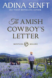 Front cover_The Amish Cowboy's Letter (Large Print)