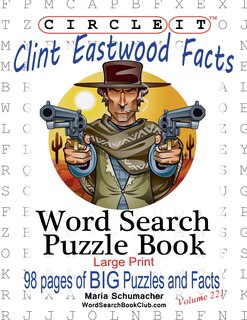 Front cover_Circle It, Clint Eastwood Facts, Word Search, Puzzle Book