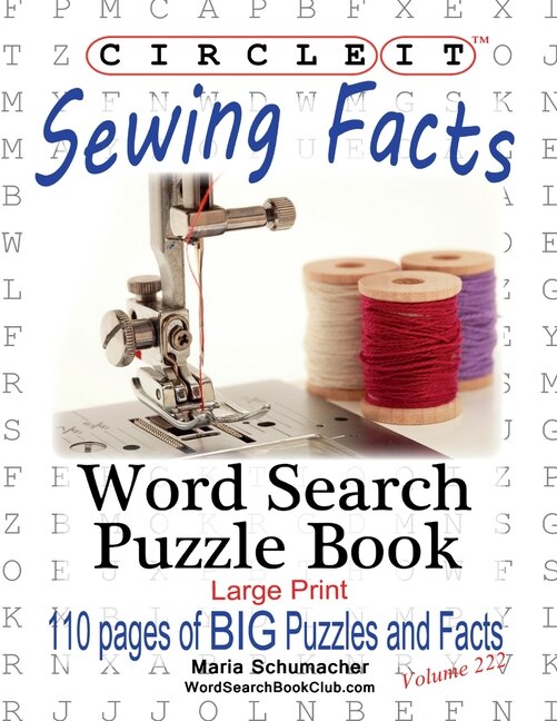 Front cover_Circle It, Sewing Facts, Word Search, Puzzle Book