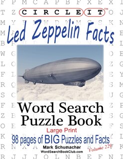 Front cover_Circle It, Led Zeppelin Facts, Word Search, Puzzle Book