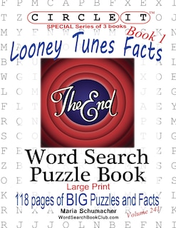 Front cover_Circle It, Looney Tunes Facts, Book 1, Word Search, Puzzle Book