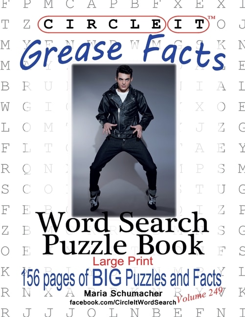 Front cover_Circle It, Grease Facts, Word Search, Puzzle Book