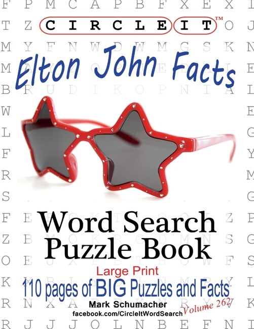 Couverture_Circle It, Elton John Facts, Word Search, Puzzle Book