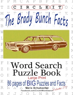 Front cover_Circle It, The Brady Bunch Facts, Word Search, Puzzle Book