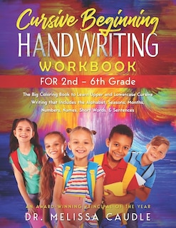Front cover_CURSIVE BEGINNING HANDWRITING WORKBOOK for 2nd - 6th GRADE