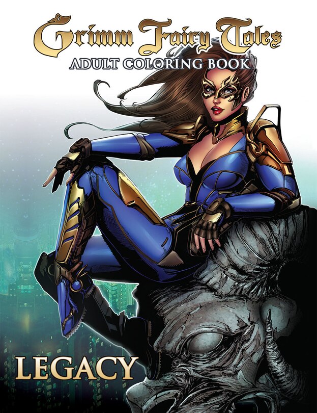Front cover_Grimm Fairy Tales Adult Coloring Book: Legacy
