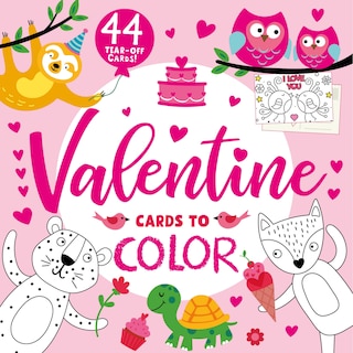 Front cover_Valentine Cards To Color