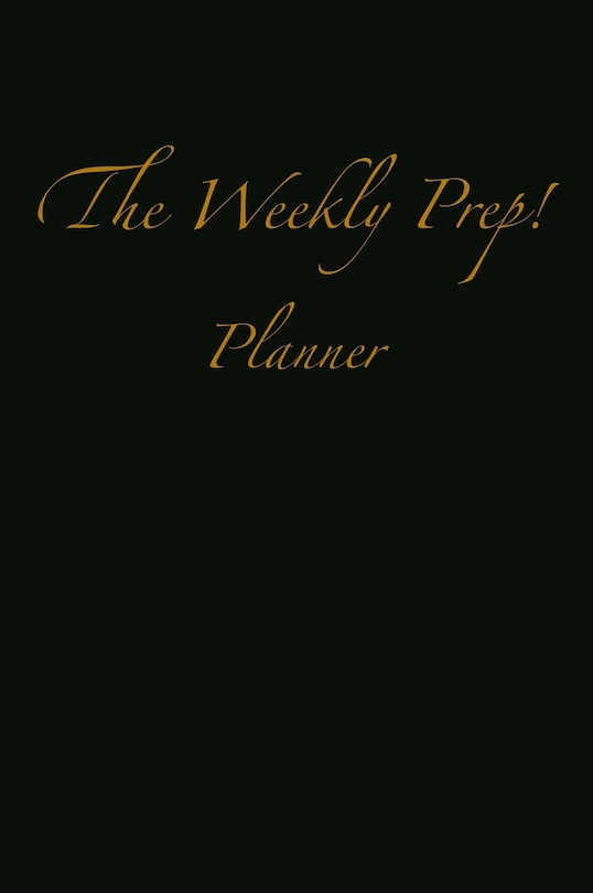 Front cover_The Weekly Prep!