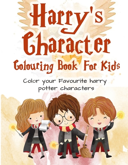 Harry Potter Colouring Book: 25+ Magical Illustrations Amazing Harry Potter Characters Colouring Books For Adults And Kids